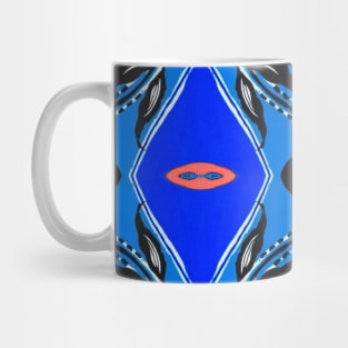 Blue Shades Iznik Pattern Mug